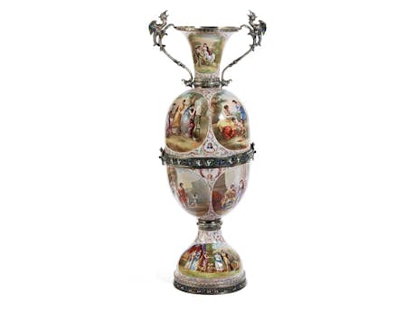Große Historismus-Vase